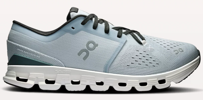 On Cloud X 4 Men's Shoes | Light Grey / Black | Clearance