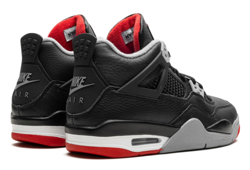 Air Jordan 4 GS Sneakers | Bred Reimagined