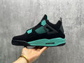 Air Jordan 4 Retro Sneakers | Tiffany Black / Turquoise