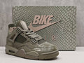 Air Jordan 4 Retro Military Mamba Custom Sneakers | Olive / Black
