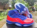 Air Jordan Red & Blue High-Top Sneakers