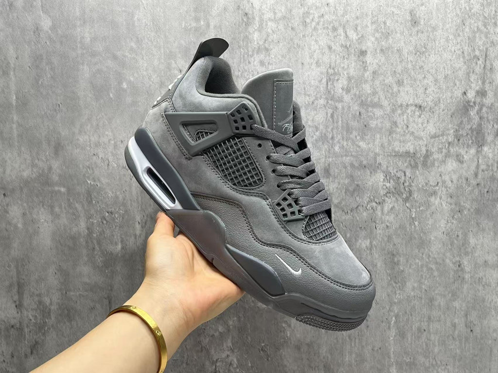 Air Jordan 4 Retro Sneakers | Cool Grey