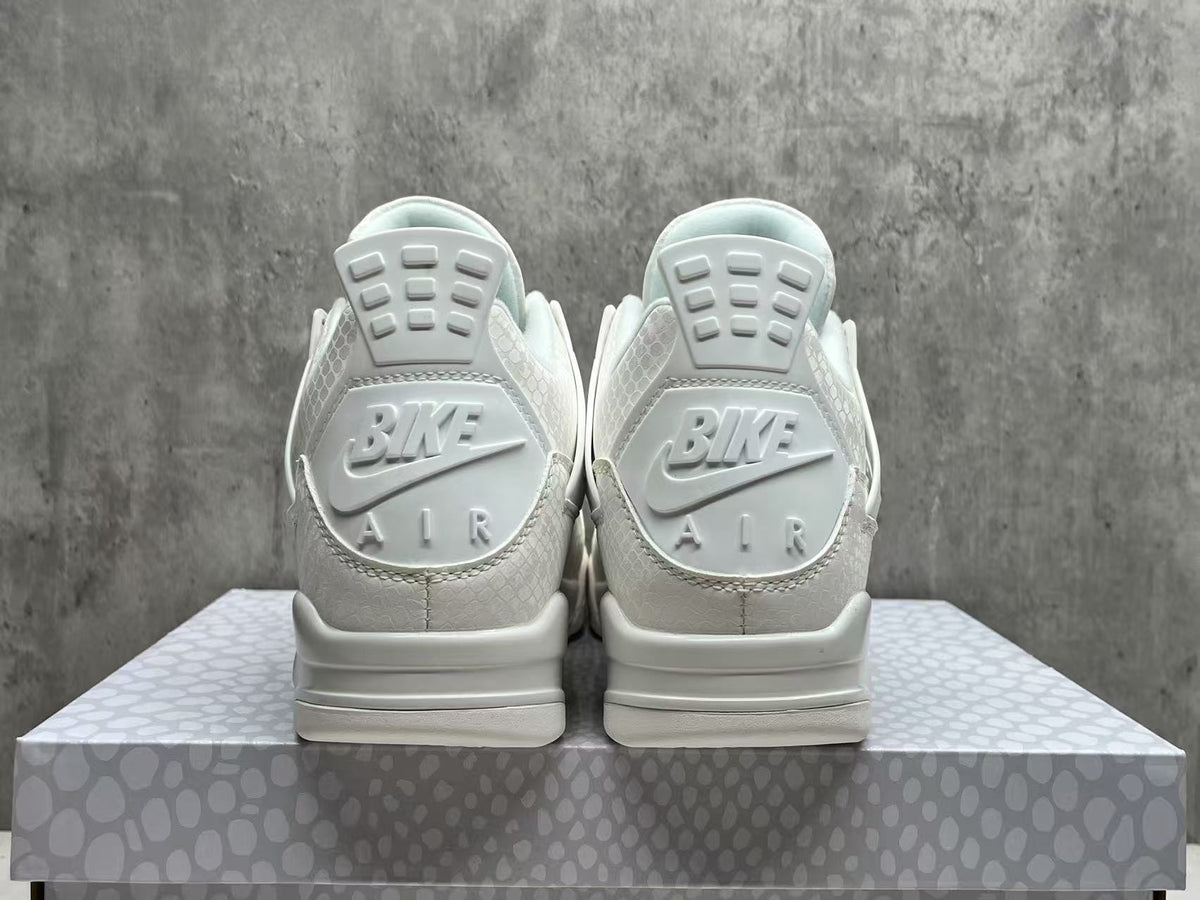 Air Jordan 4 Retro Sneakers | White Mamba