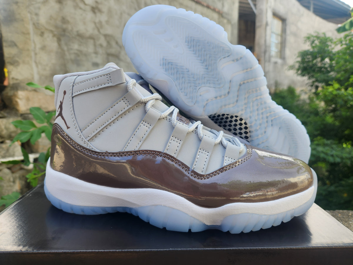Air Jordan Grey & Taupe High-Top Sneakers
