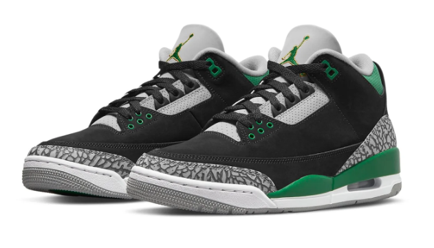 Air Jordan 3 Retro Sneakers | Pine Green