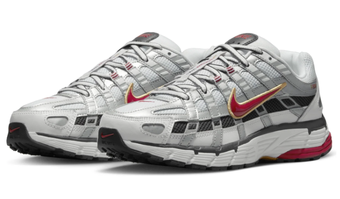Nike P-6000 CNPT Women's Sneakers | Metallic Silver / Red