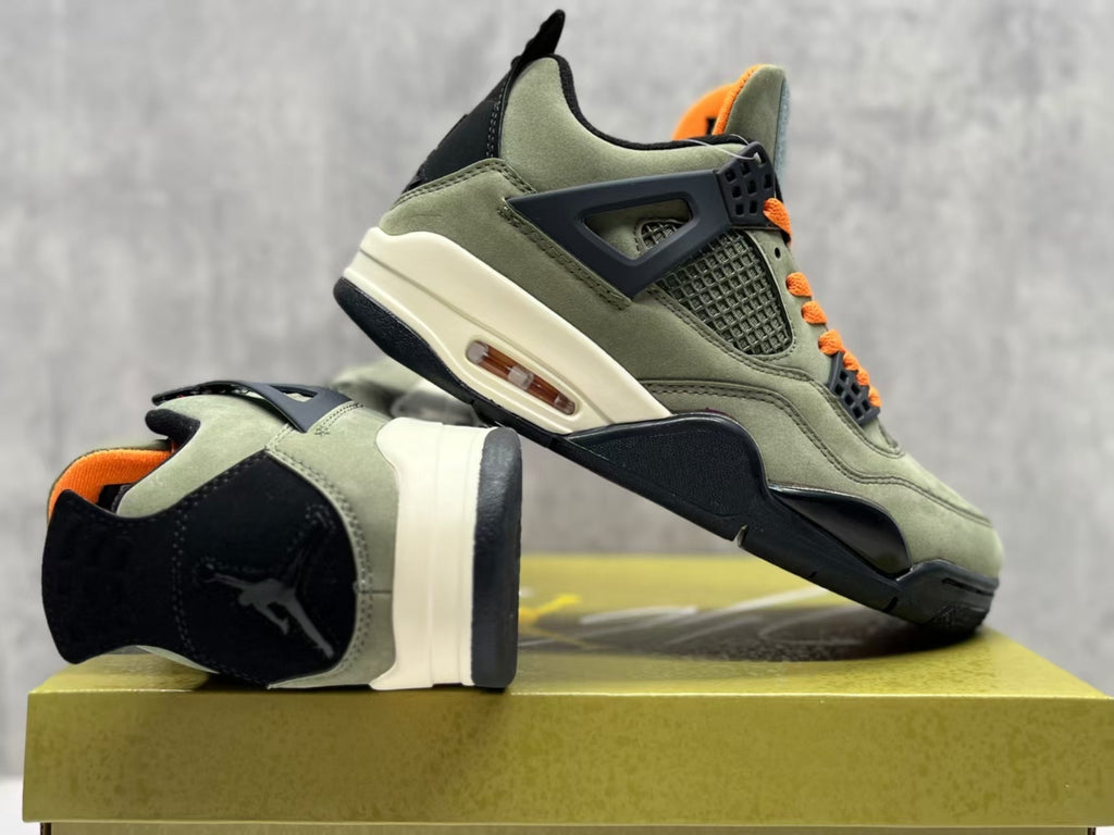 Air Jordan 4 Retro Sneakers | Olive Green