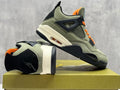 Air Jordan 4 Retro Sneakers | Olive Green