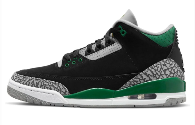 Air Jordan 3 Retro Sneakers | Pine Green