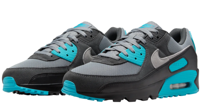 Nike Air Max 90 Sneakers | Cool Grey / Dusty Cactus / Black