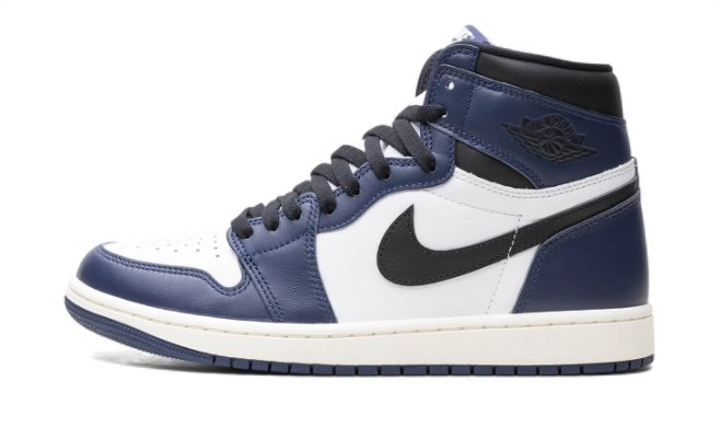 Air Jordan 1 Retro High OG Sneakers | Midnight Navy