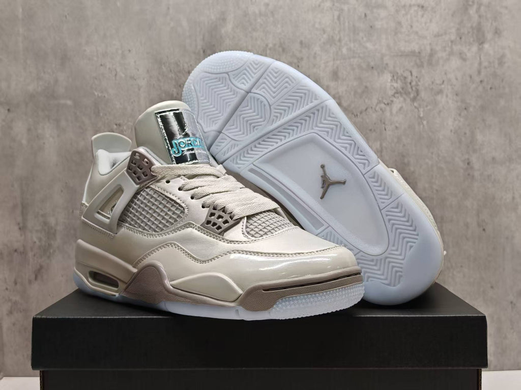 Air Jordan 4 Retro Men's & Women's Sneakers | Light Grey