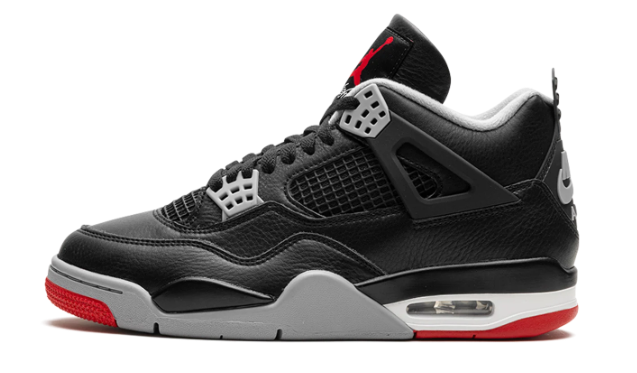 Air Jordan 4 Sneakers | Bred Reimagined