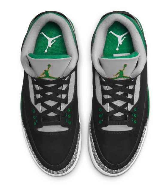 Air Jordan 3 Retro Sneakers | Pine Green