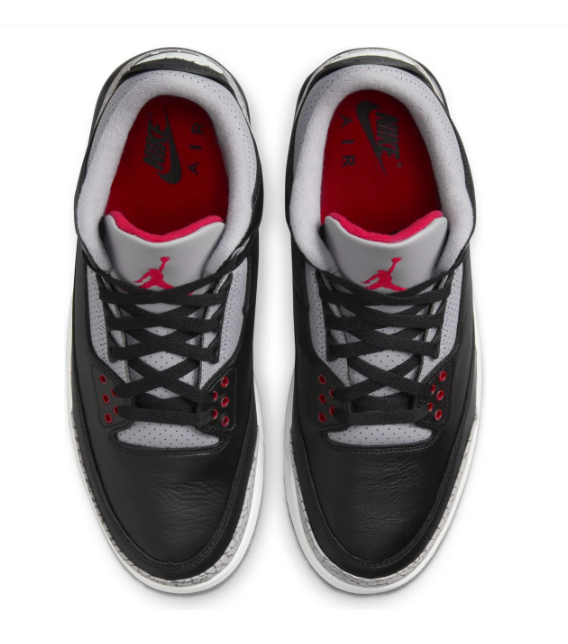 Air Jordan 3 OG Sneakers | Black Cement (2024)