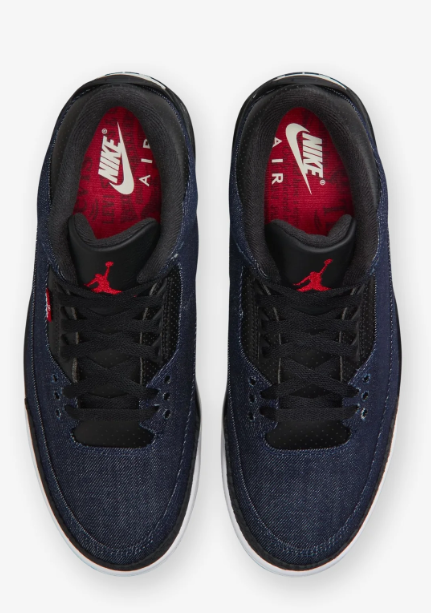 Jordan x Levi's® Air Jordan 3 Retro | Indigo / Gym Red