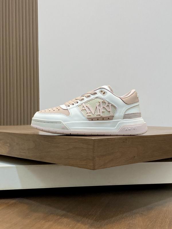 AMIRI Low-Top Sneakers | White / Blush Pink