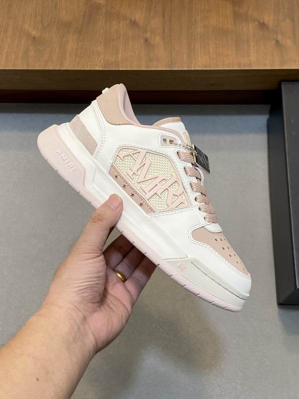 AMIRI Low-Top Sneakers | White / Blush Pink