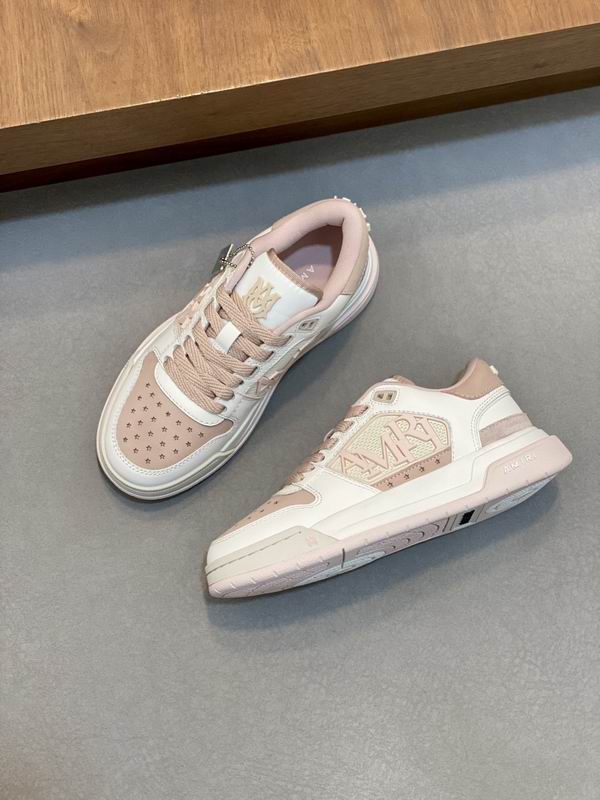 AMIRI Low-Top Sneakers | White / Blush Pink
