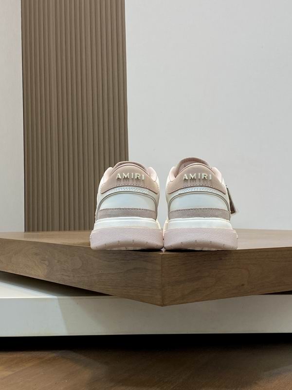 AMIRI Low-Top Sneakers | White / Blush Pink