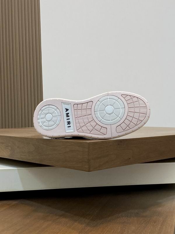 AMIRI Low-Top Sneakers | White / Blush Pink