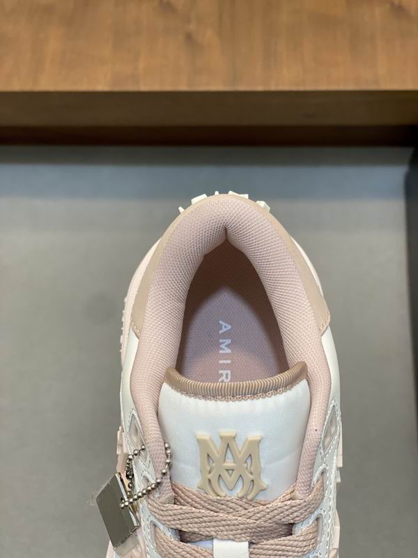 AMIRI Low-Top Sneakers | White / Blush Pink