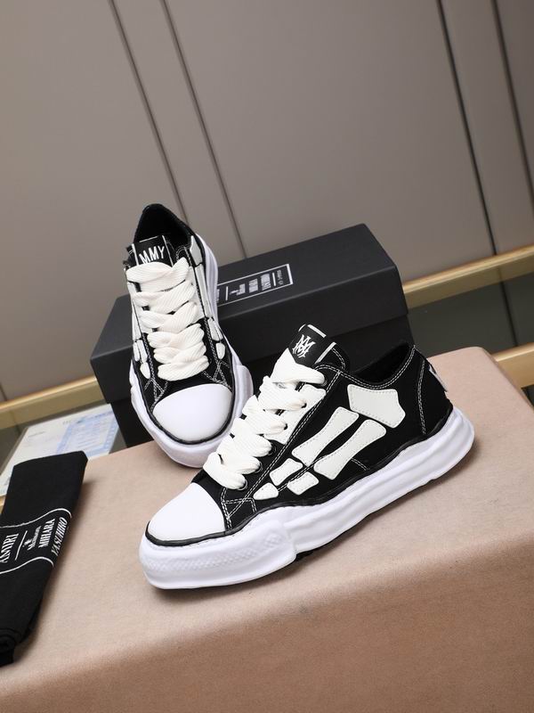 AMIRI Low-Top Sneakers | Black / White Bone Detail