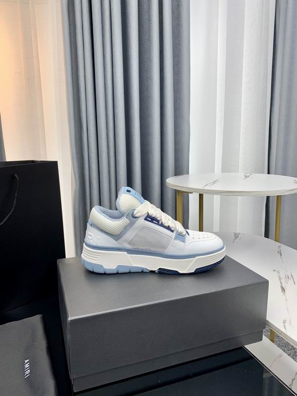 AMIRI Chunky Low-Top Sneakers | White / Light Blue