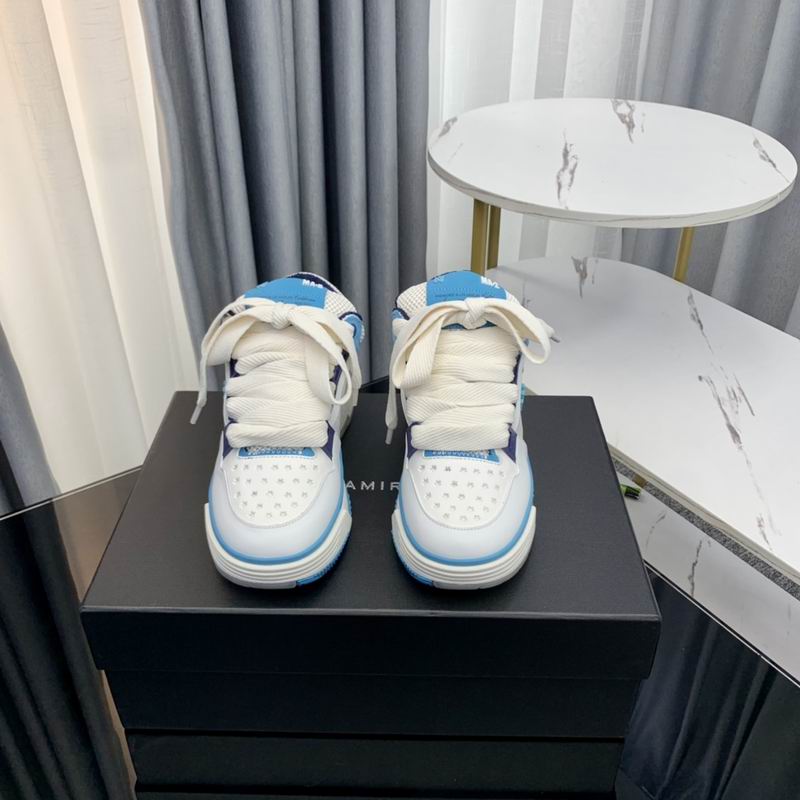 AMIRI Chunky Low-Top Sneakers | White / Blue