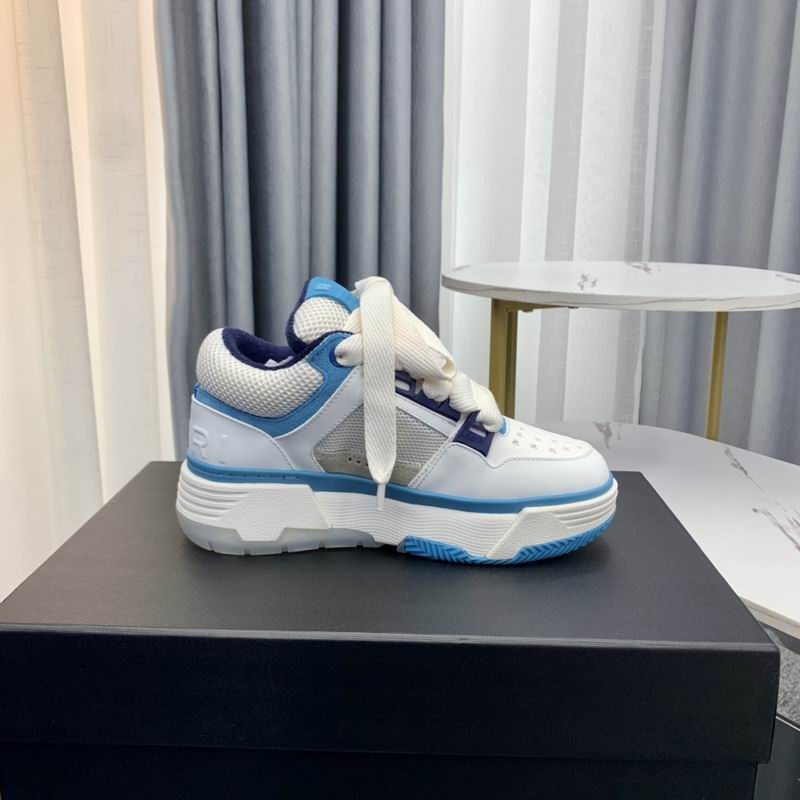 AMIRI Chunky Low-Top Sneakers | White / Blue