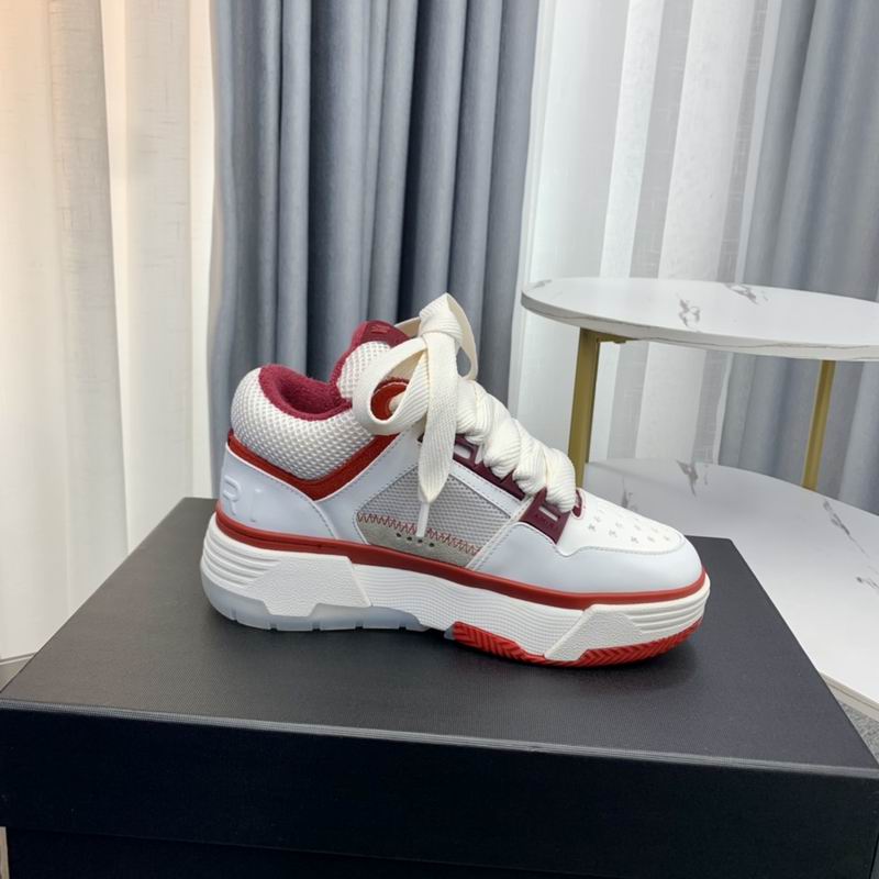 AMIRI Chunky Low-Top Sneakers | White / Red