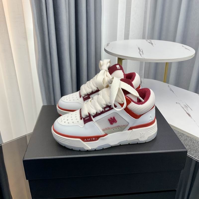 AMIRI Chunky Low-Top Sneakers | White / Red