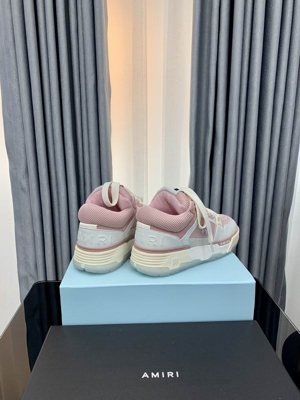 AMIRI Chunky Low-Top Sneakers | White / Dusty Pink / Cream