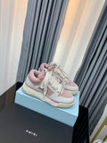 AMIRI Chunky Low-Top Sneakers | White / Dusty Pink / Cream