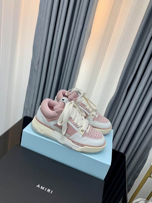 AMIRI Chunky Low-Top Sneakers | White / Dusty Pink / Cream