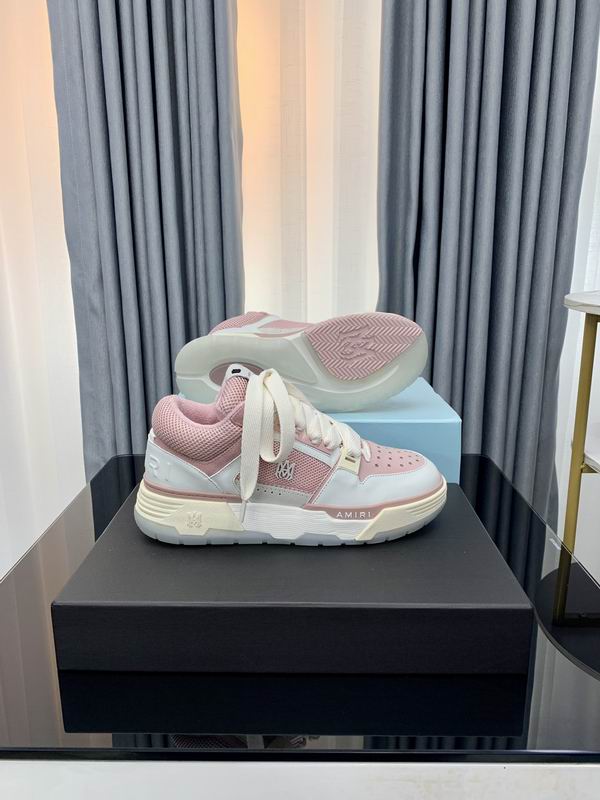 AMIRI Chunky Low-Top Sneakers | White / Dusty Pink / Cream