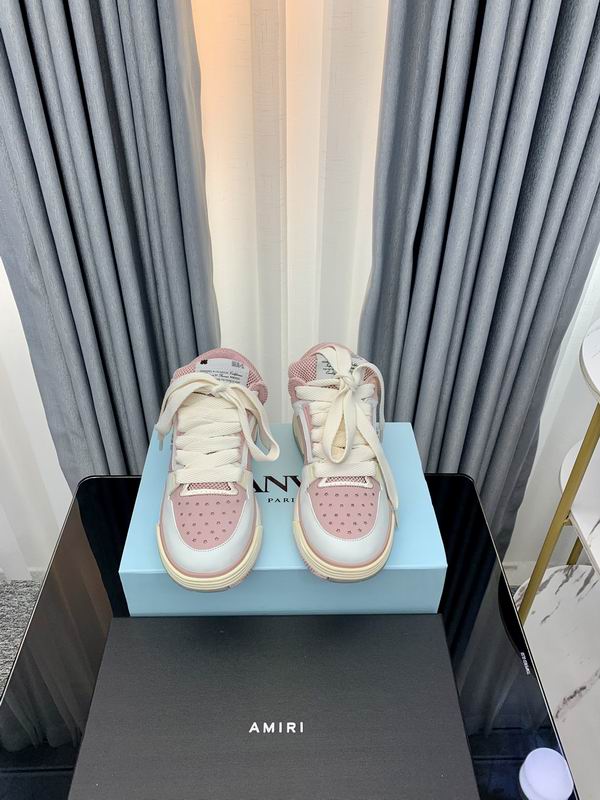 AMIRI Chunky Low-Top Sneakers | White / Dusty Pink / Cream