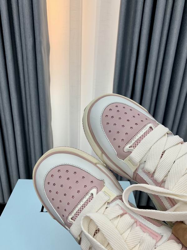 AMIRI Chunky Low-Top Sneakers | White / Dusty Pink / Cream