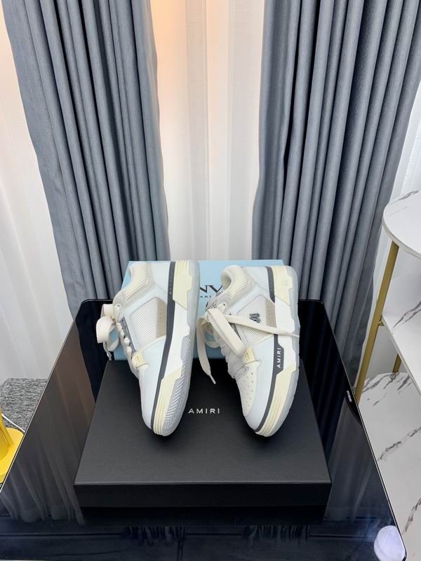 AMIRI Chunky Low-Top Sneakers | White / Grey / Cream