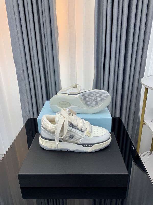 AMIRI Chunky Low-Top Sneakers | White / Grey / Cream