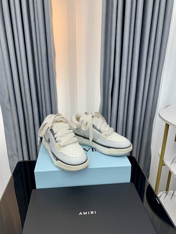 AMIRI Chunky Low-Top Sneakers | White / Grey / Cream