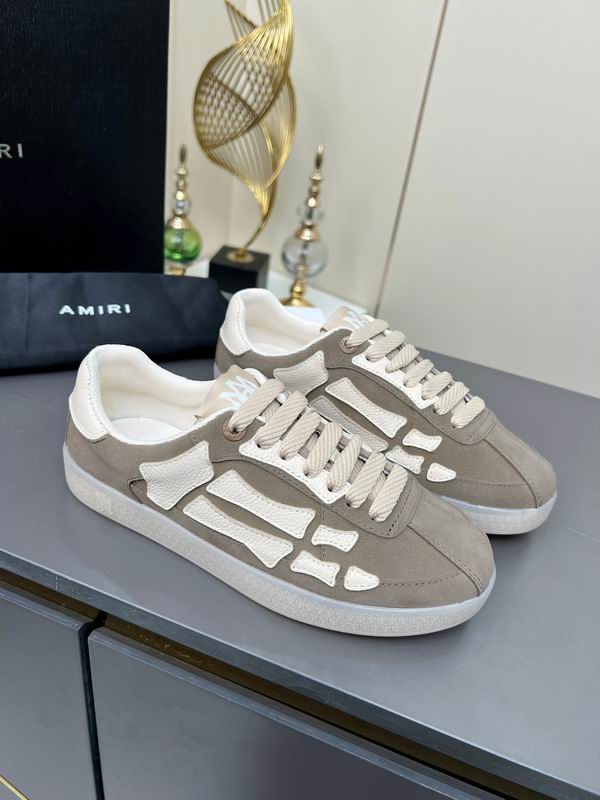 AMIRI Low-Top Sneakers | Taupe / White Bone Detail