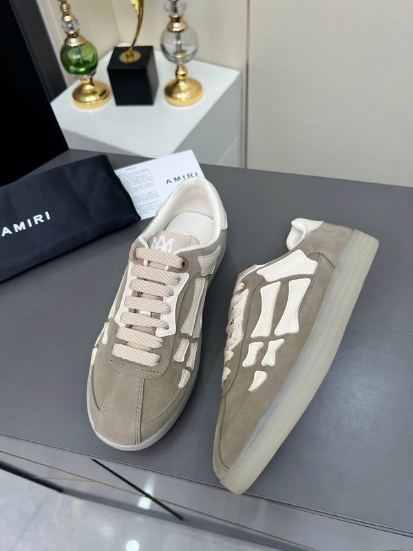AMIRI Low-Top Sneakers | Taupe / White Bone Detail