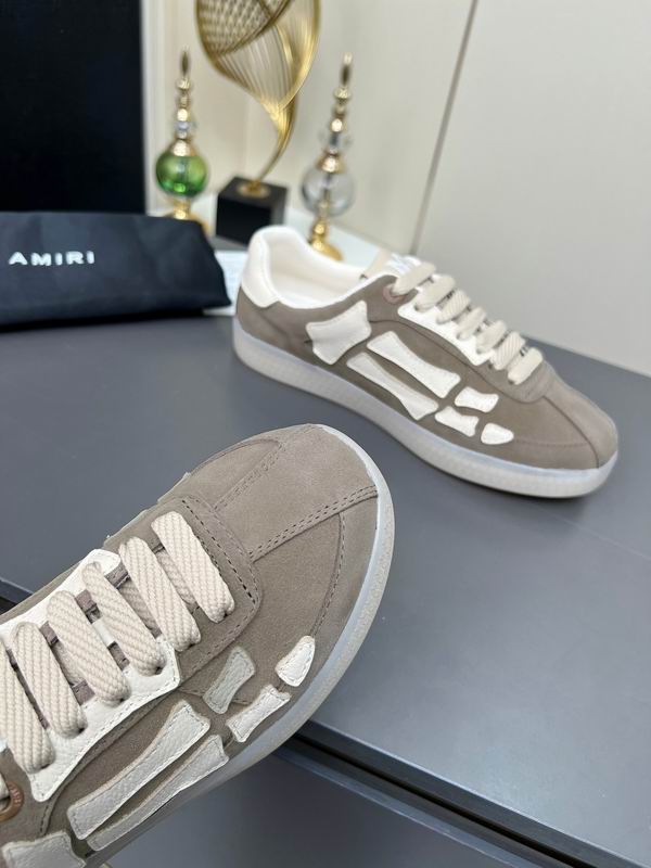AMIRI Low-Top Sneakers | Taupe / White Bone Detail