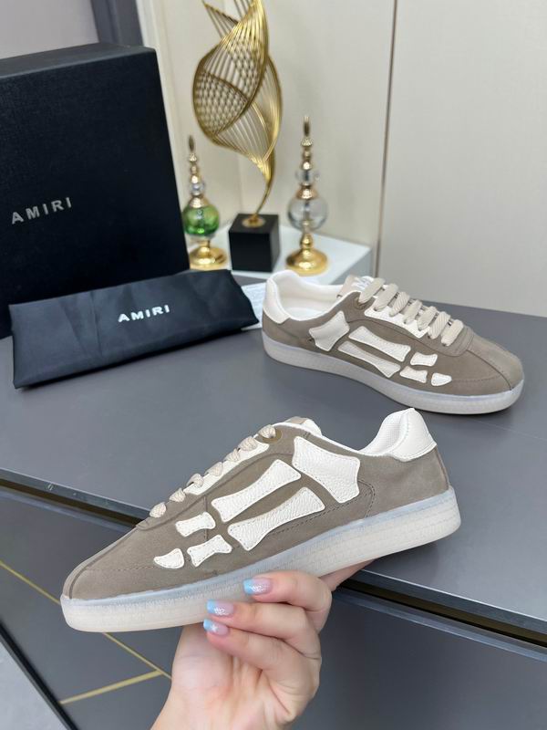 AMIRI Low-Top Sneakers | Taupe / White Bone Detail