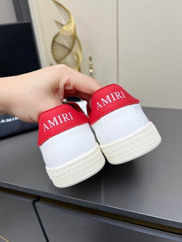 AMIRI Low-Top Sneakers | White / Red Star Detail