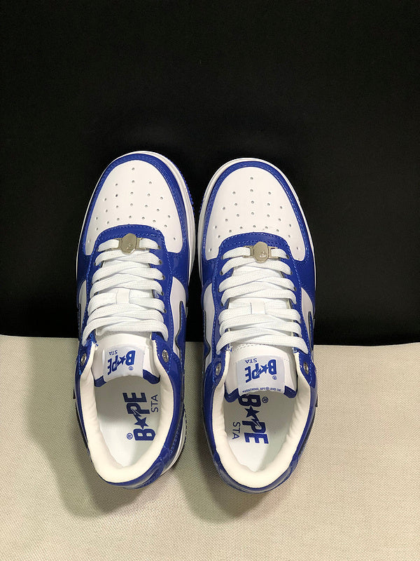 BAPE STA Low-Top Sneakers | Blue / White