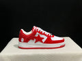 BAPE STA Low-Top Sneakers | Red / White