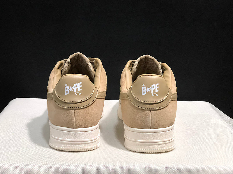 BAPE STA Low-Top Sneakers | Beige / Khaki