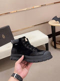 UGG Black Lace-Up Ankle Boots